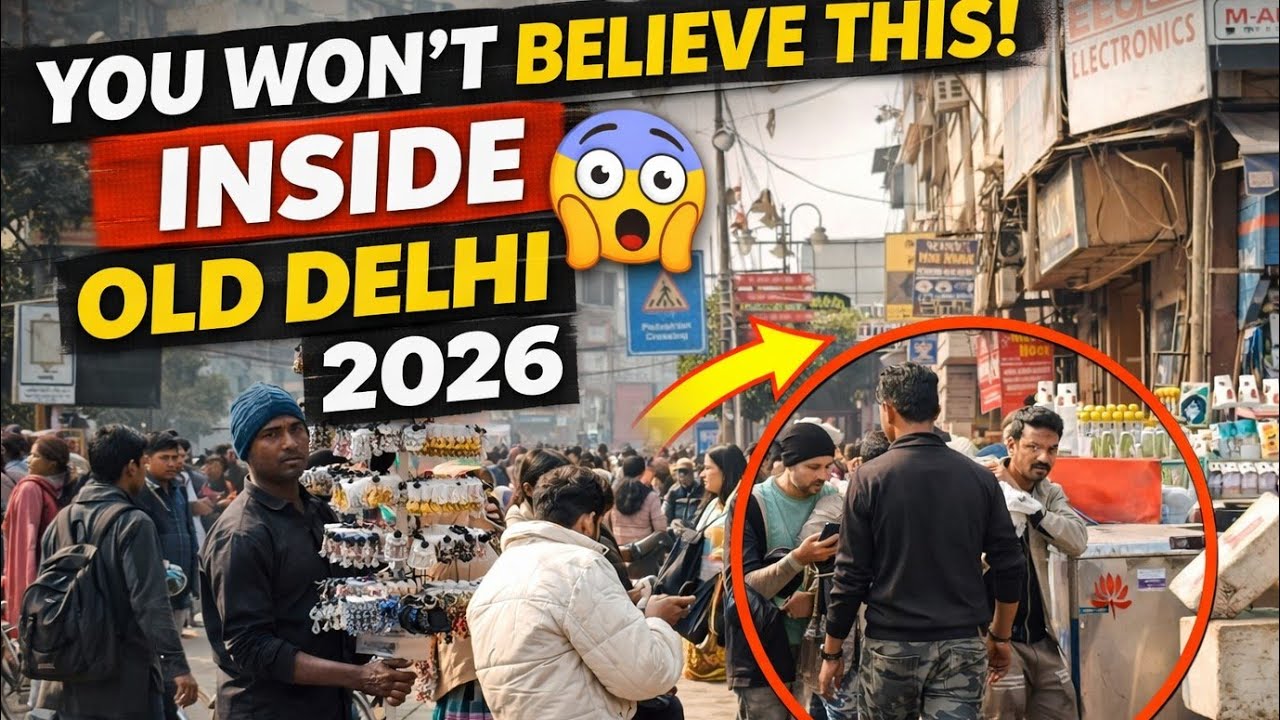 Walking in Delhi 2026 | Chandni Chowk Market Full Walk Through | Chandni Chowk Today Video