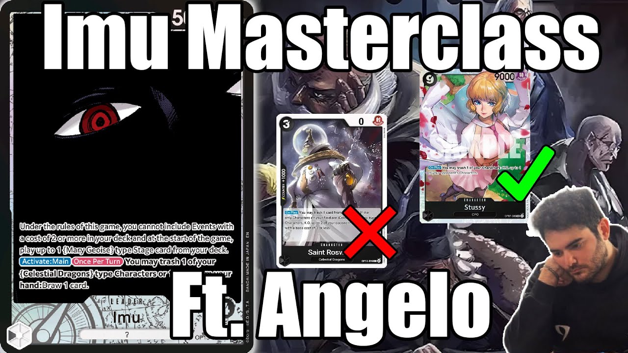 [OP13] Free Imu Masterclass w/ Angelo | One Piece Card Game
