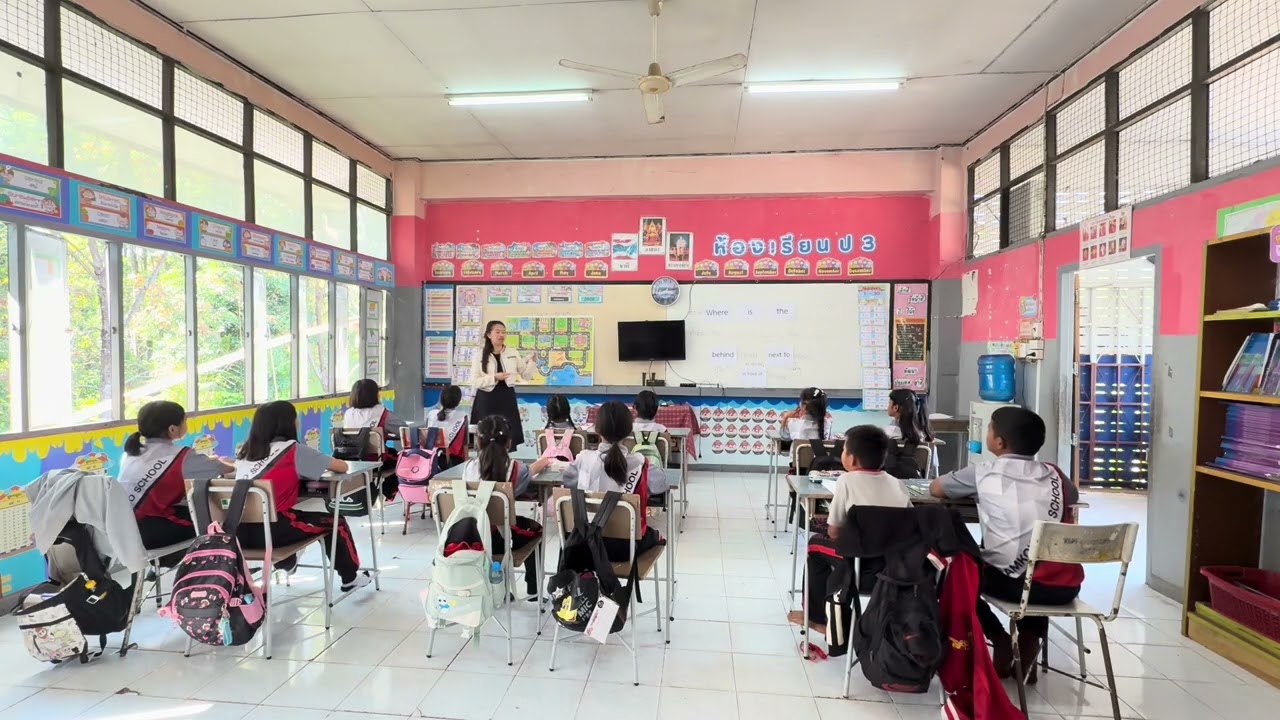 กิจกรรมการเรียนการสอนเรื่อง Places in city ของคุณครูสุวิมล  สันหนัง