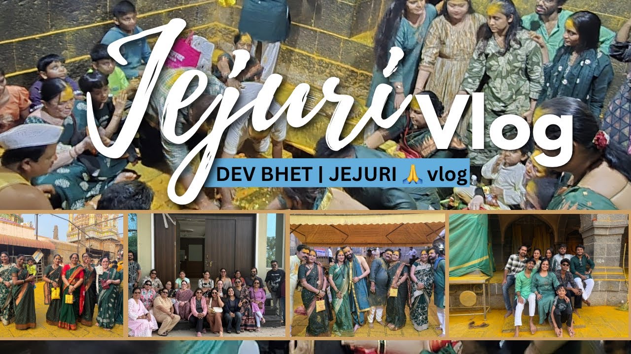 Jejuri Dev Bhet💛 Khandoba devasthan- Maharashtrian Rituals Vlog | देव भेट जेजुरी खंडोबा जय मल्हार 🙏🏻
