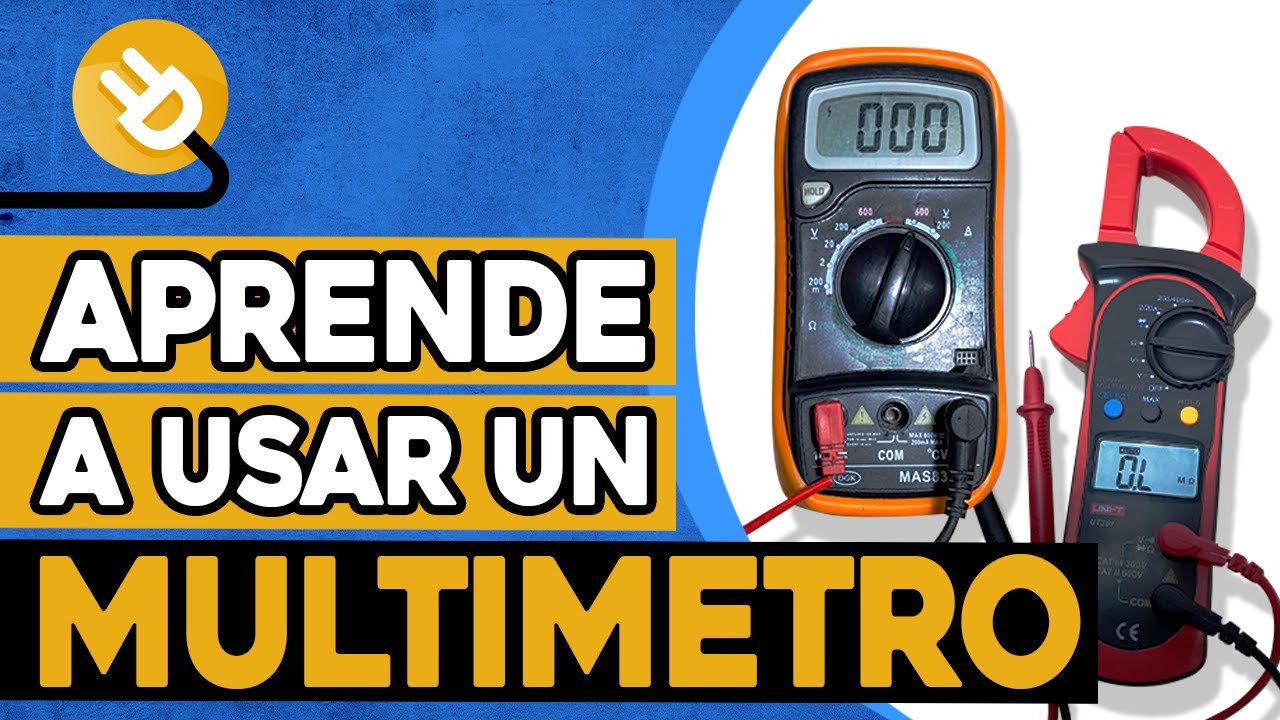 Aprende a usar un MULTIMETRO | Resistencia, corriente y voltaje | Para principiantes