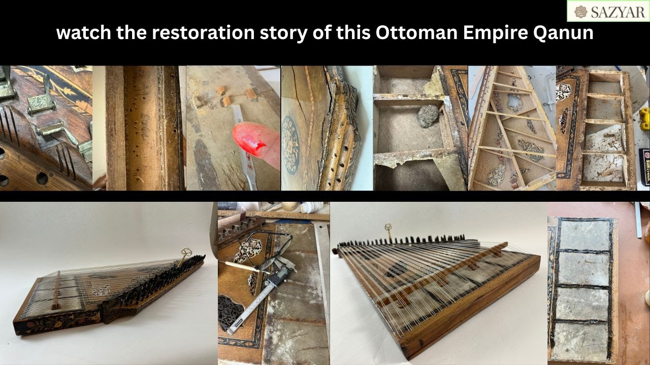 This 1903 Ottoman Qanun has a story - Watch it's restoration.
