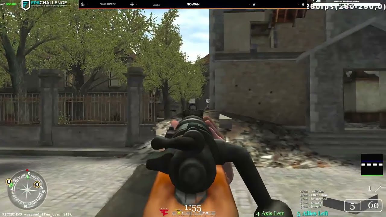 🟢 CoD2 | playing solo mira de noob