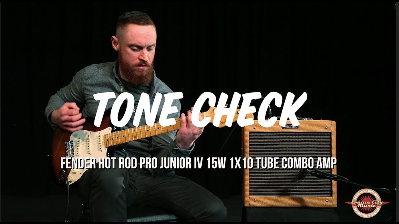 ПРОВЕРКА ТЕМБРИКА: комбоусилитель Fender Hot Rod Pro Junior IV 15 Вт 1x10 Tube