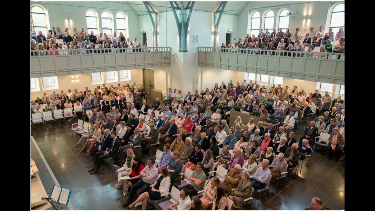 Zondagse samenzang Psalm 150, Vredeskerk Katwijk aan Zee,aan het B&auml;tzorgel,Rob van Efferink.