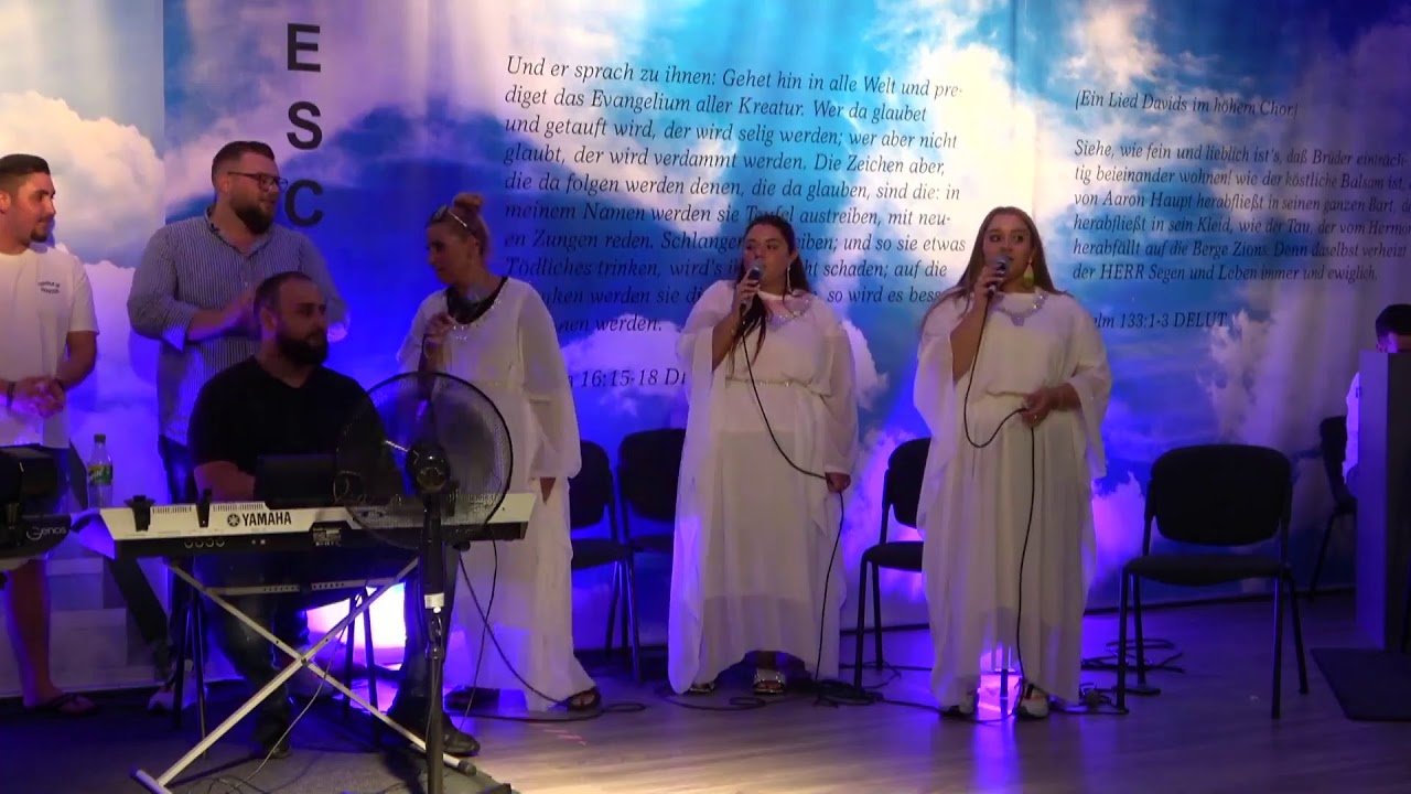Jeschua Jugend Mannheim, Sintigemeinde, Lobpreis & Zeugnisse der Liebe Gottes , Jesus Christus lebt