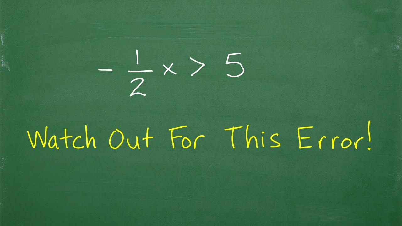 This Small, Little ERROR will Mess Up your ALGEBRA Solution!