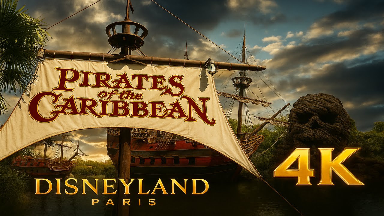 4K Pirates of the Caribbean – Disneyland Paris’ Most Thrilling Ride 🏴‍☠️