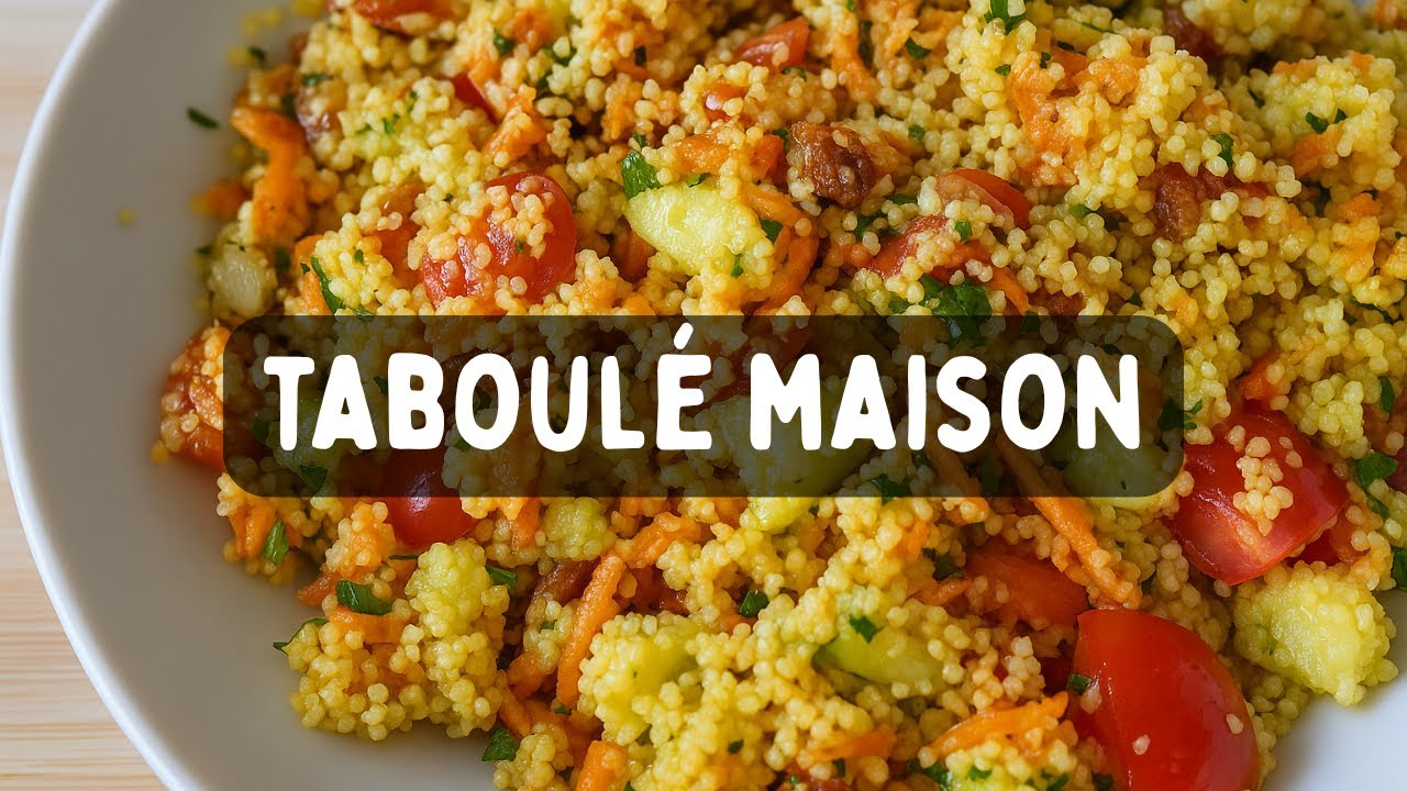 Taboulé maison facile 🌿 Meilleur que celui du supermarché !