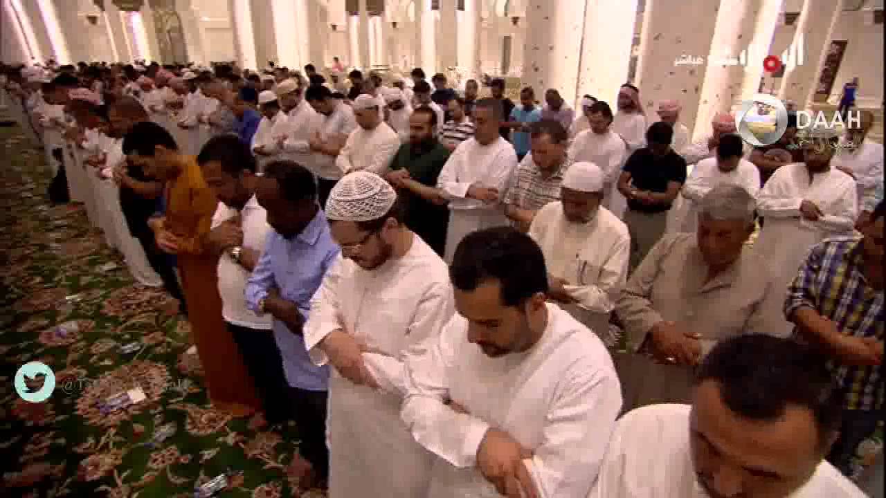صلاة التراويح للشيخ إدريس ابكر ليلة 11 رمضان 1436 جامع الشيخ زايد(ما تيسر من سورة التوبة