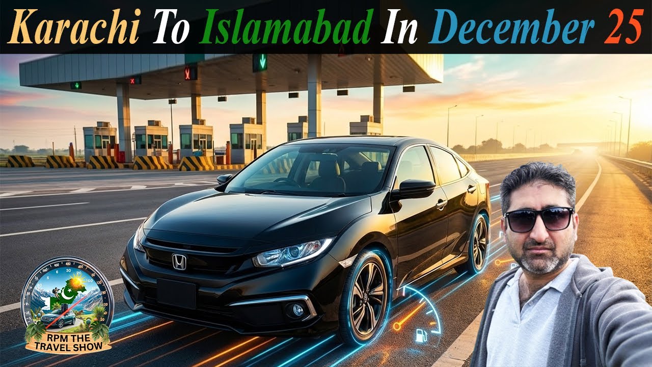 Karachi to Islamabad by Car | 19 Hours NON-STOP | Destroyed Roads & Hell Traffic Jam | Fog Situation
