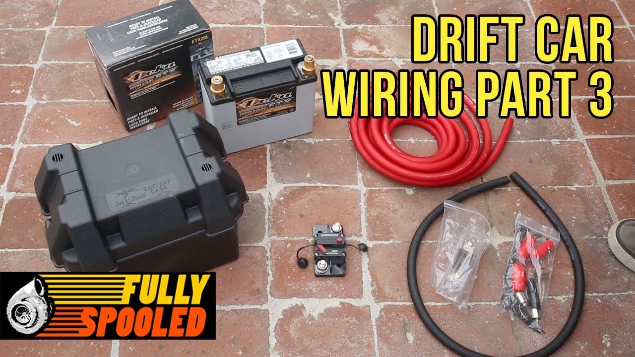 Lexus SC400 Drift Build. Ep.43 - Wiring a Race Car From Scratch Pt. 3 - Battery Relocation and More