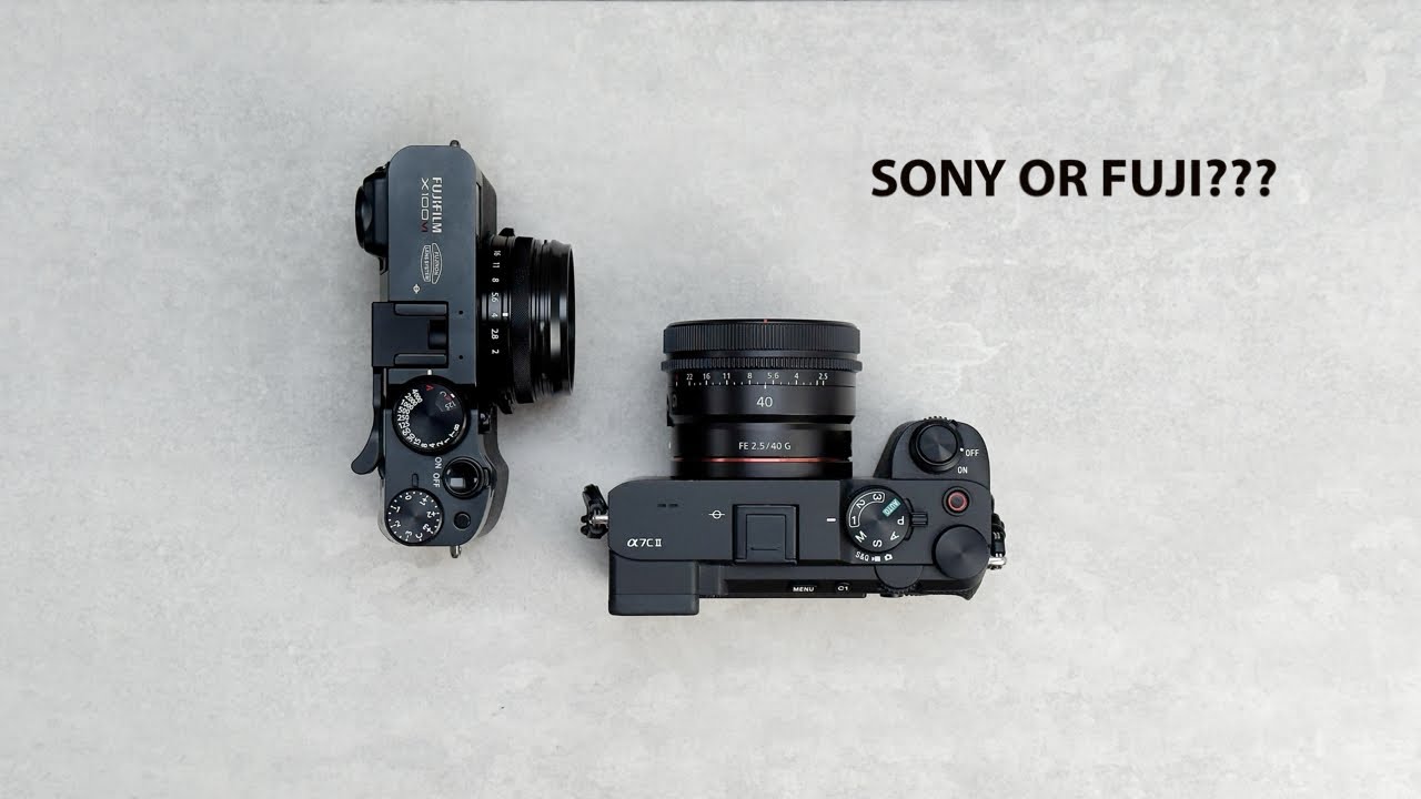If I HAD To Choose:  Sony a7c ii OR Fujifilm x100vi?