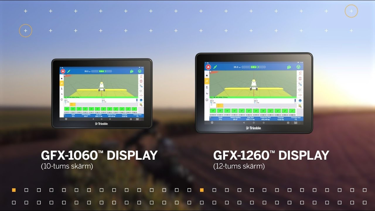 TRIMBLE - GFX-1060 och GFX-1260 är enkla att använda och full av möjligheter och funktioner (SE)