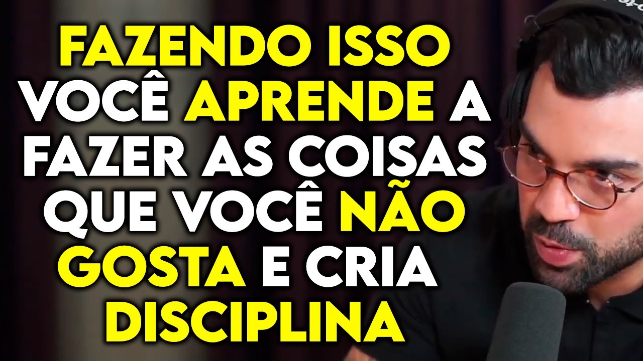 COMO SE TORNAR UMA PESSOA DISCIPLINADA | Lutz Podcast