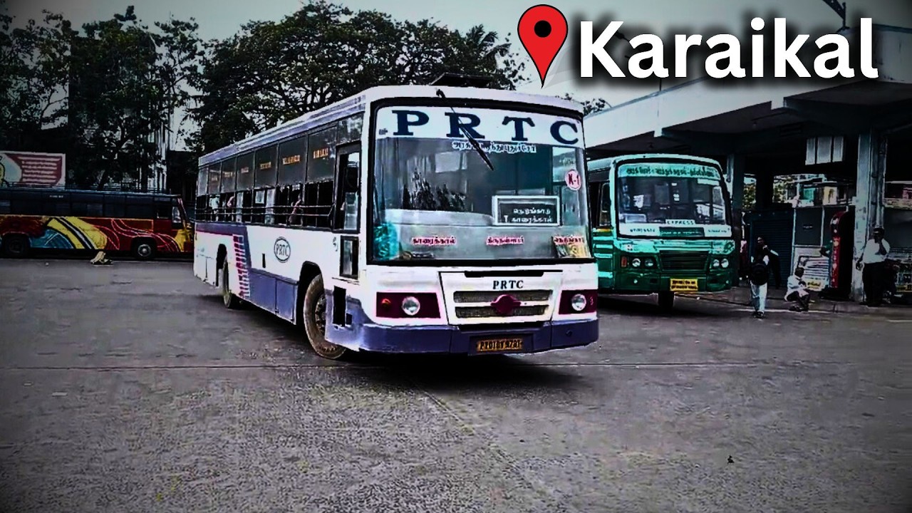 Karaikal Bus Stand Video | காரைக்கால் பேருந்து நிலையம் - புதுச்சேரி | Pondicherry
