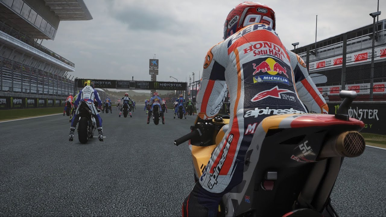 MotoGP 17 - Honda RC213V - Cloudy Gameplay (PC HD) [1080p60FPS]