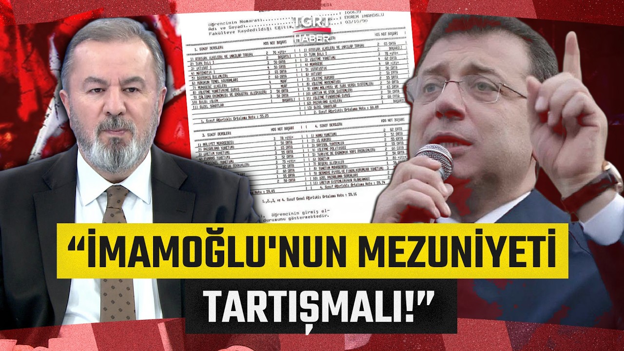 Yaşar Baş’tan Çarpıcı Transkript Açıklaması! “İmamoğlu'nun Mezuniyeti Son Derece Tartışmalı