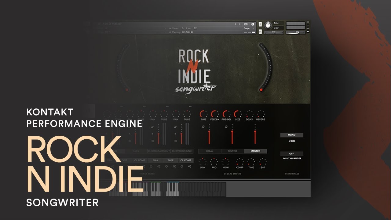 ROCK N INDIE SONGWRITER | Alternative Songwriting Kontakt Library for Music Production