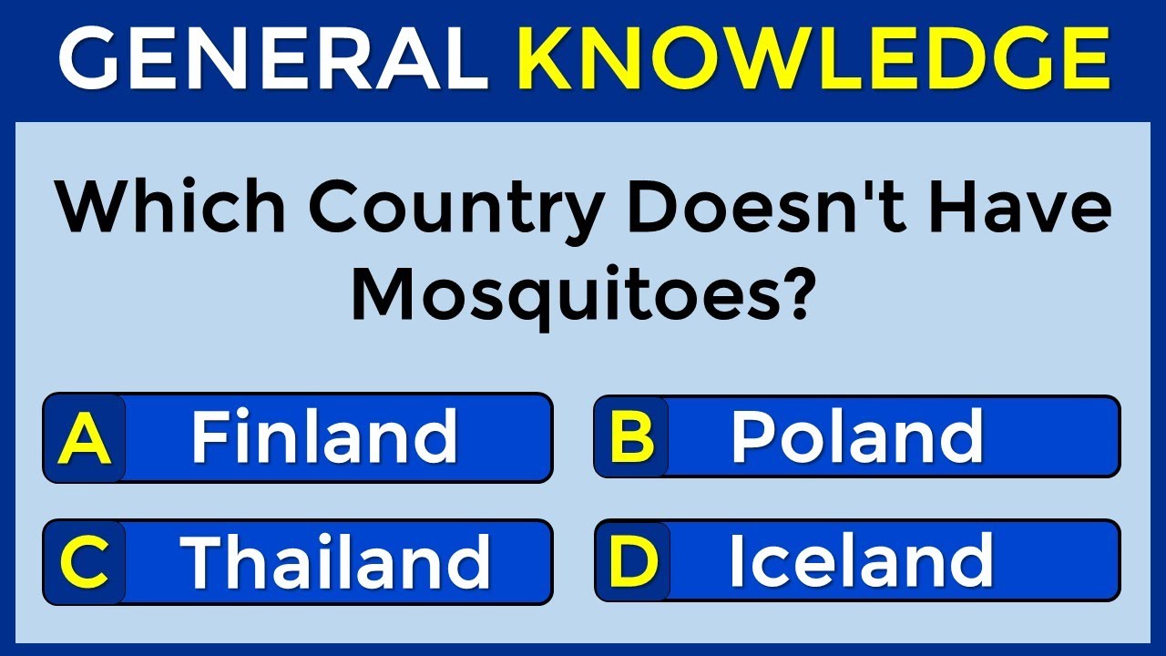 How Good Is Your General Knowledge? Take This 30-question Quiz To Find Out! #challenge 47