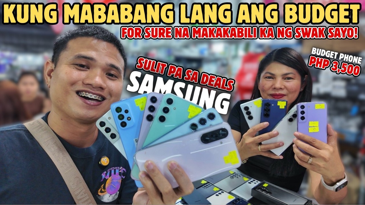 Kilalang Bilihan ng MURANG SAMSUNG PHONE ang Shop nato sa Greenhills + May RAFFLE na Brand-new MOTOR