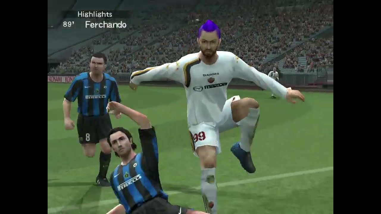 Calcio Italia  T6  F37  -  Roma  4 vs 2  Inter