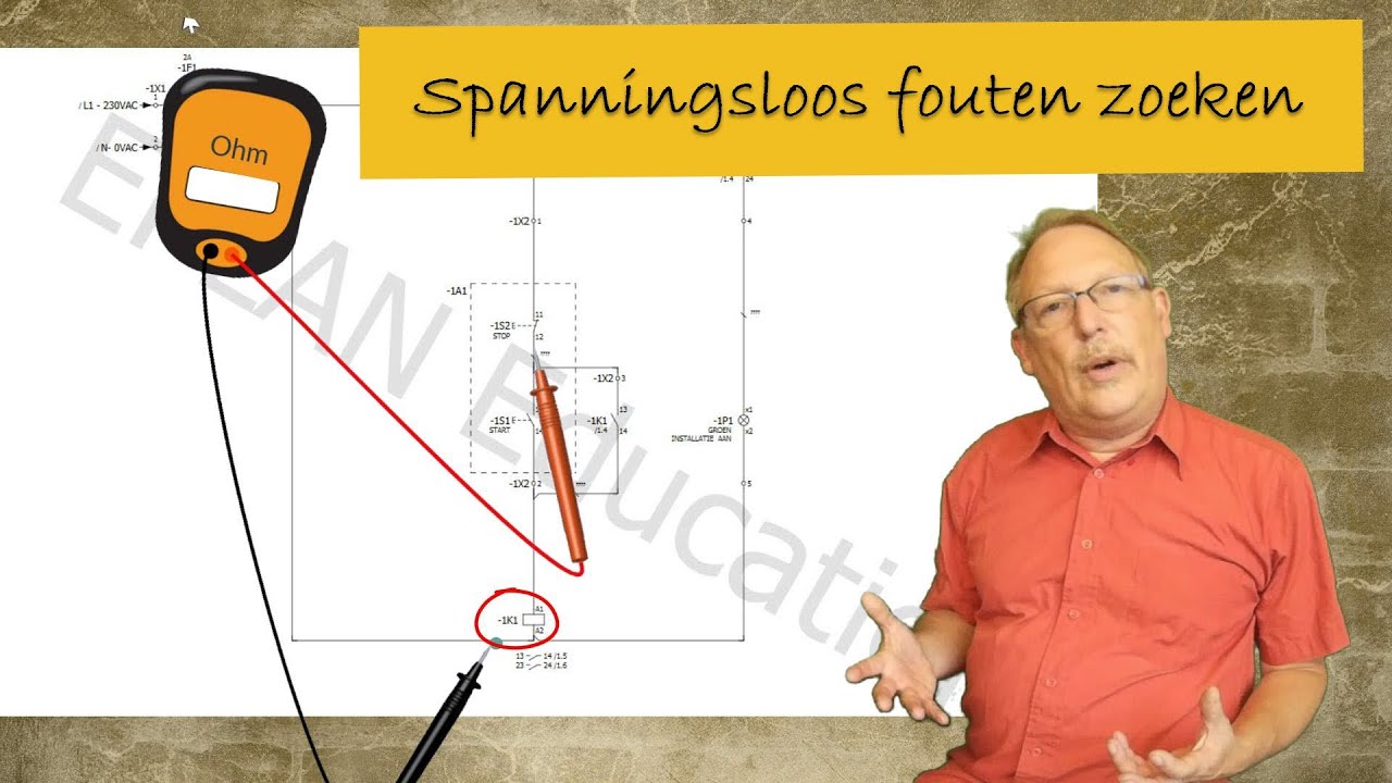 Foutzoeken in een elektrische schakeling via Ohm metingen