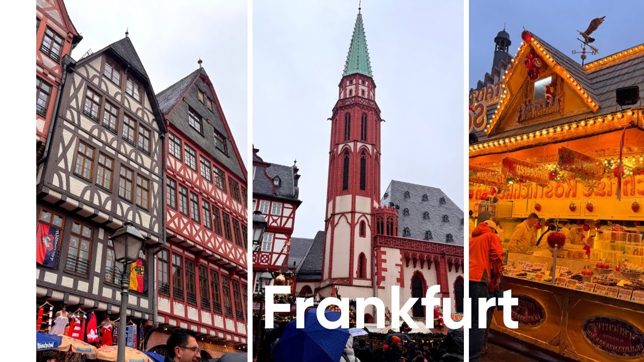 Christmas Sparkle in Frankfurt: Market Stroll & River Cruise