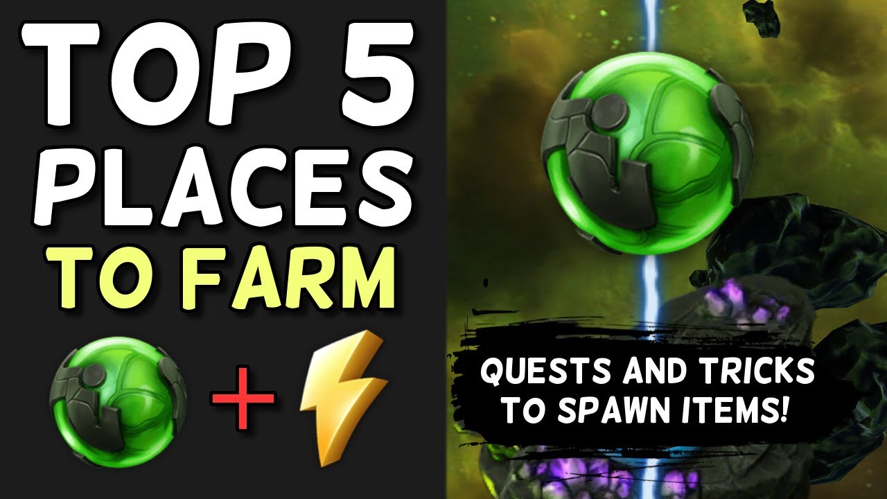 Top 5 Places in Game To Farm Revives and Energy Refills | Marvel Contest of Champions