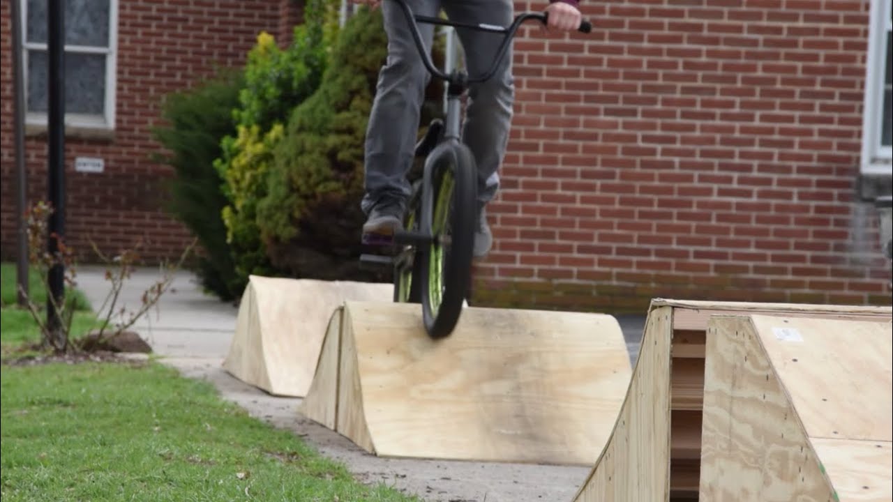 Wooden pump track ramps (plans in description)