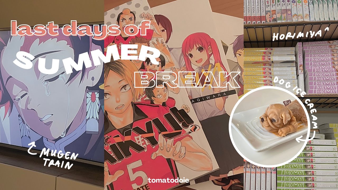 last days of summer vlog : fun with friends, demon slayer movie, manga shopping, back to school