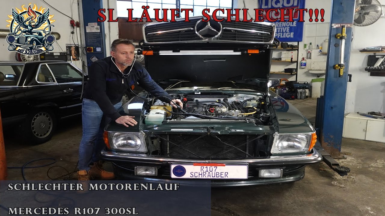 Mercedes R107 300SL - schlechter Motorenlauf - schwankende Drehzahlen