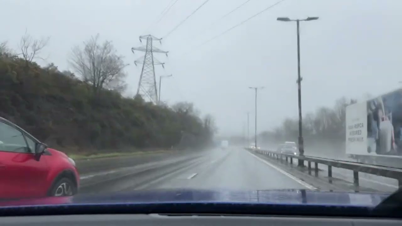 Just commuting around a very very wet Swansea Bay