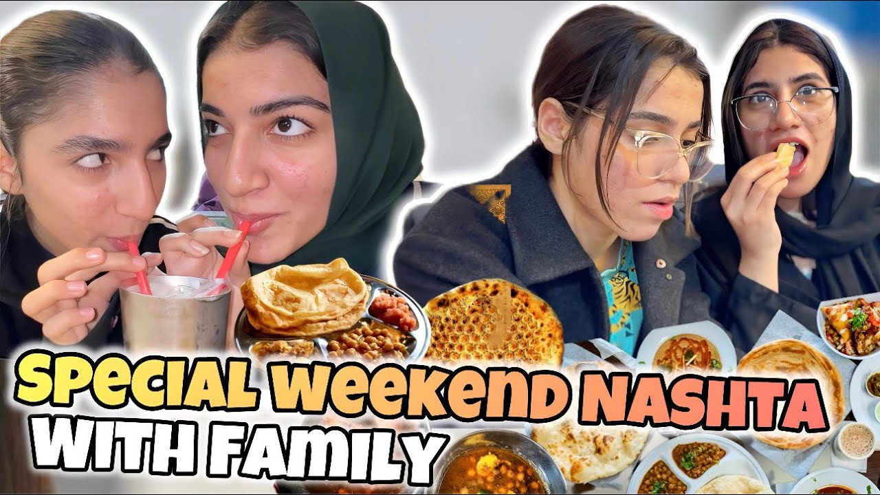 Weekend Special Nashta Kiya Family K Sath😋| Sbne Grocery Sath Ki🤭| PK GIRLS 