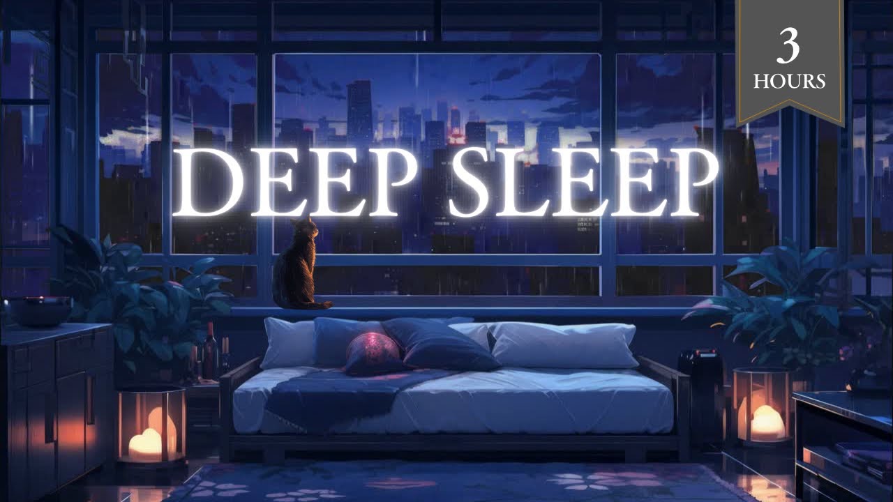 Rain Sounds for Deep Sleep 🌙 3Hours | No Music