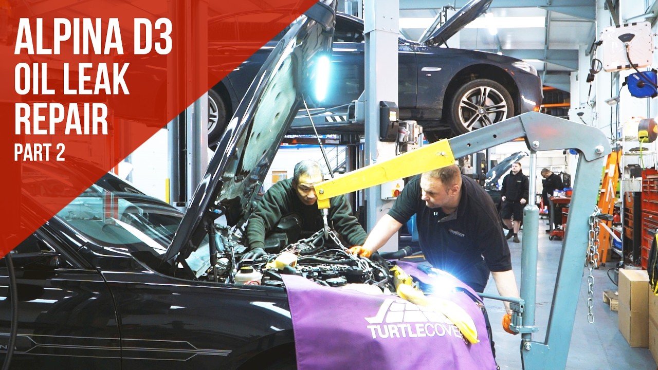 BMW Alpina D3 – Oil Leak Repair | Part 2