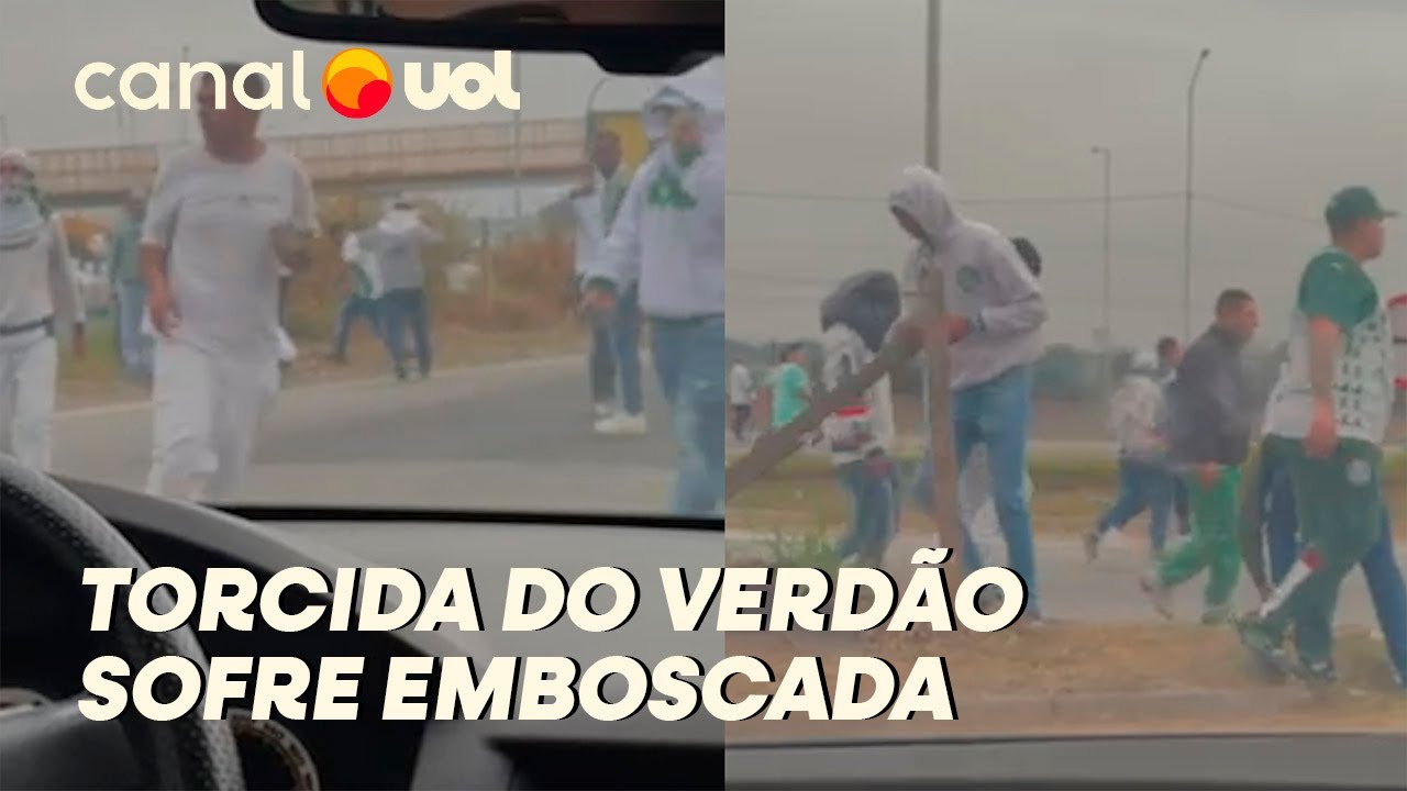 TORCIDA DO PALMEIRAS SOFRE TENTATIVA DE EMBOSCADA NO TRAJETO AO RIO DE JANEIRO
