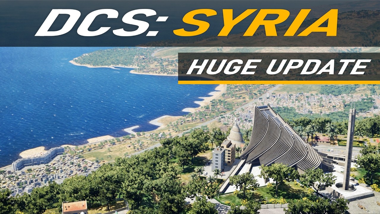 DCS: Карта Сирии &mdash; ОГРОМНОЕ обновление | Бесспорный король карт DCS снова?