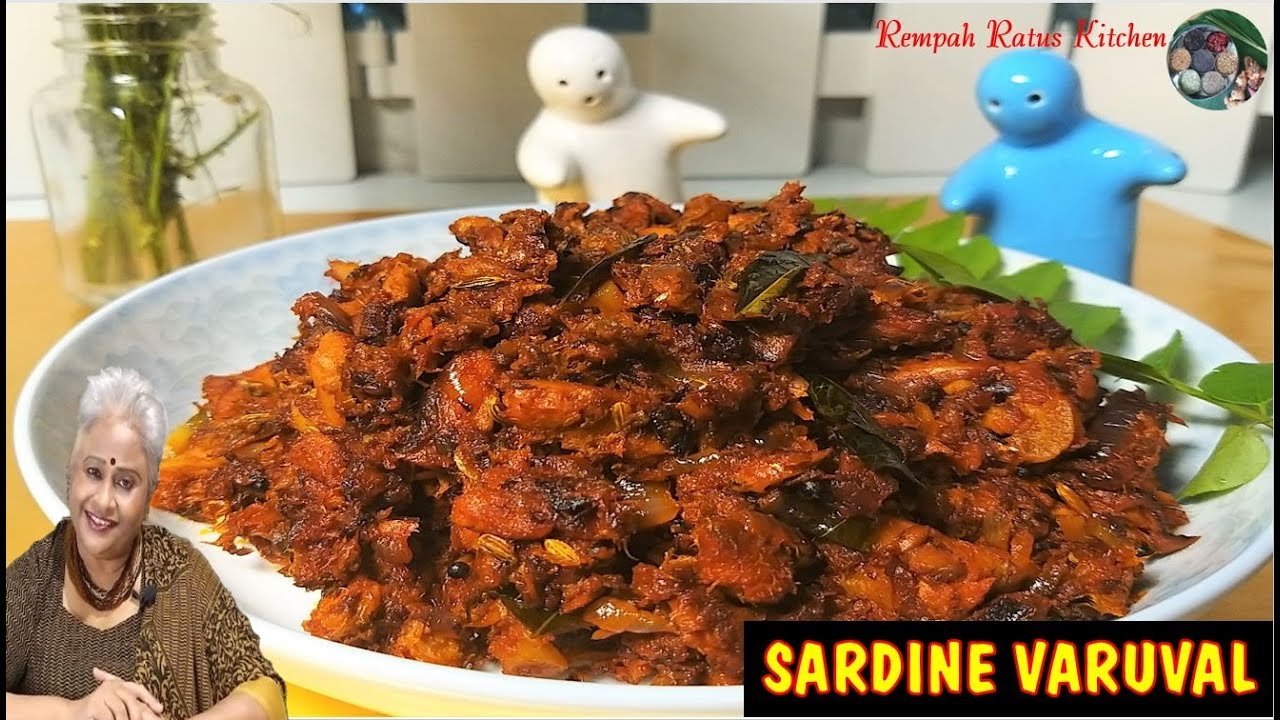 Sardine Varuval | Easy Food From A Can | Dry Fry Canned Fish | Tinned Fish Masala Recipe