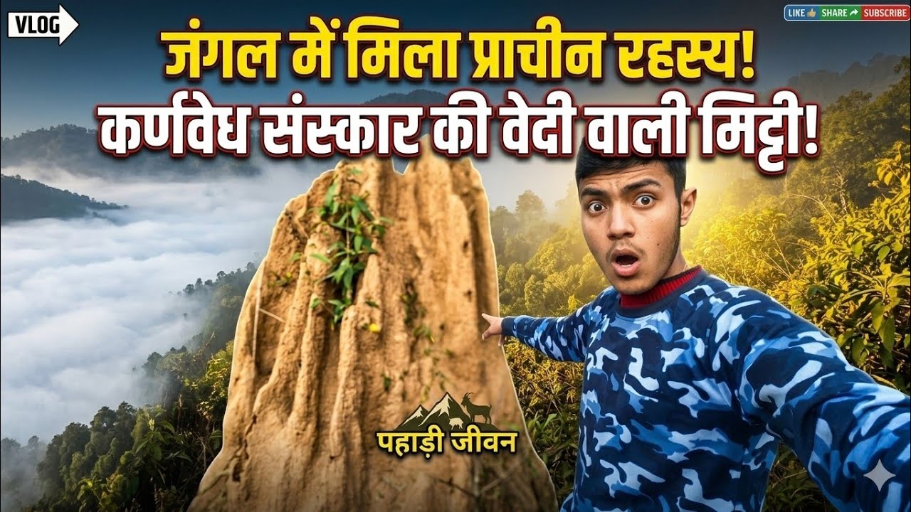 आज जंगल में मिला कुछ अनोखा! 🐜 कर्णवेध संस्कार के लिए पवित्र मिट्टी | Pahadi Village Life