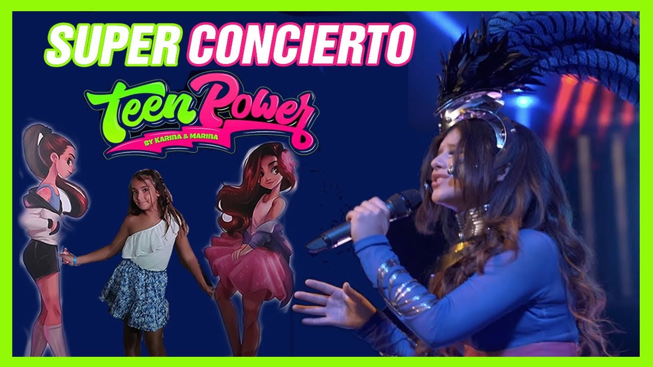 VOY AL PRIMER CONCIERTO DE KARINA Y MARINA ⚠️ ¡¡TEEN POWER!! ⚠️ CANCIONES KARINA Y MARINA