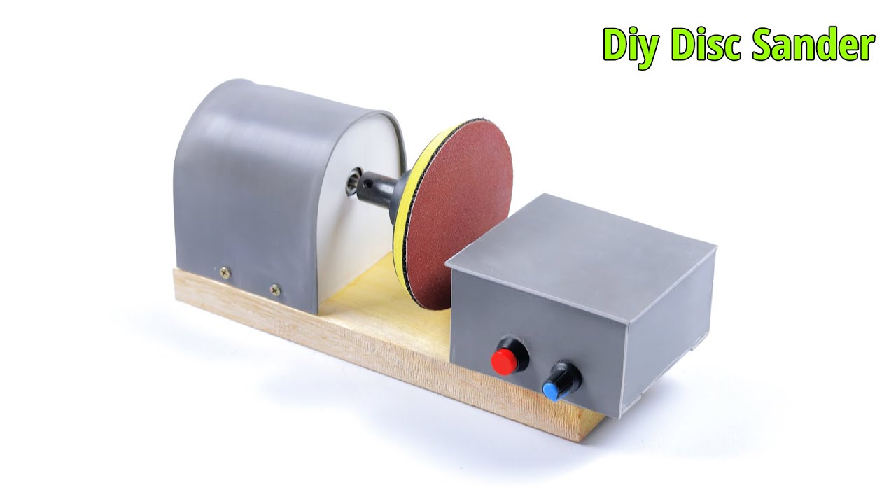 How To Make Diy Disc Sander Machine at Home