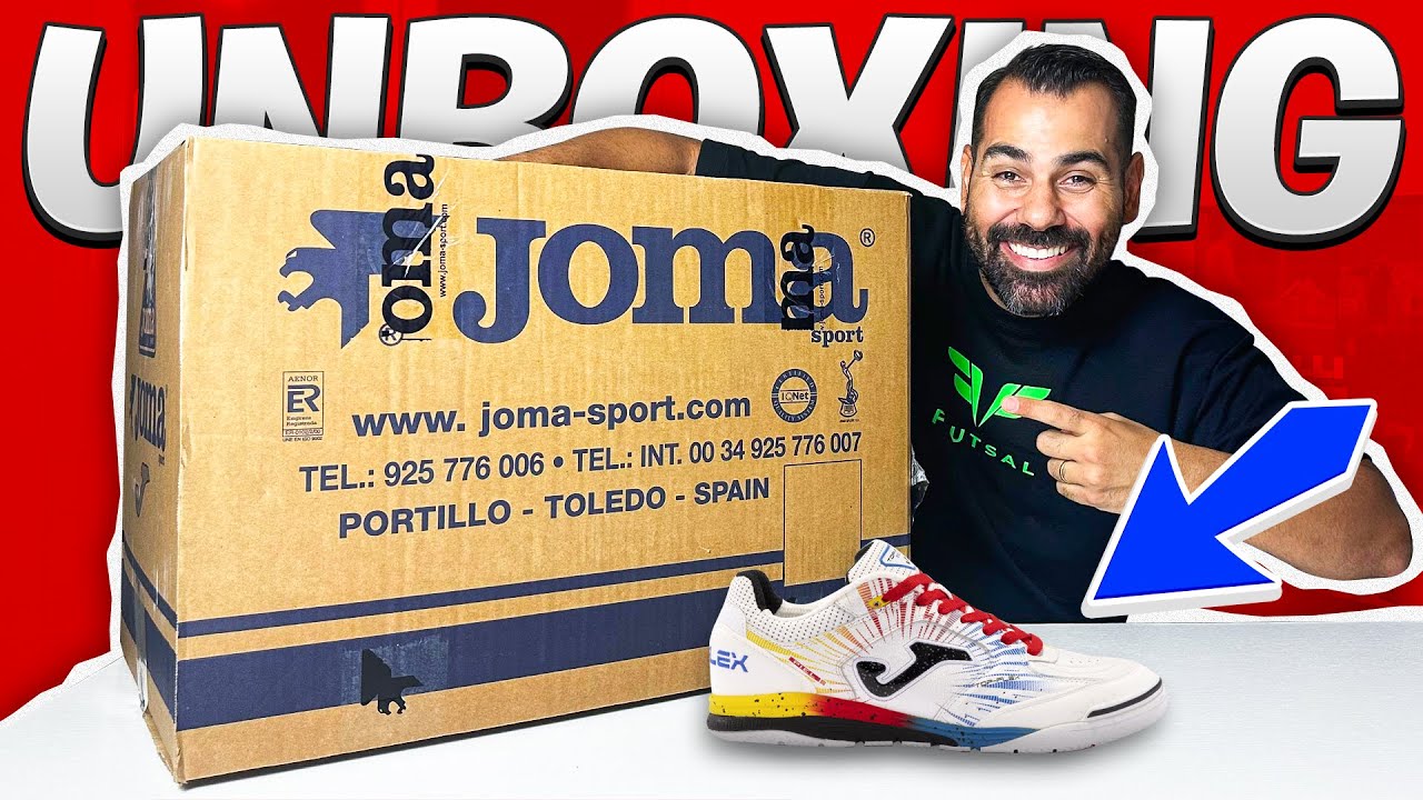 SUPER UNBOXING da Joma - veio o TOP FLEX REBOUND #futsal #goleiro #football