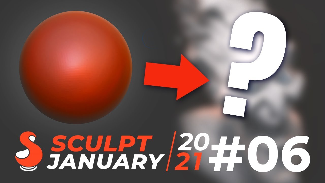 Sculptjanuary 2021 Day 06 - Uncontrollable Hair