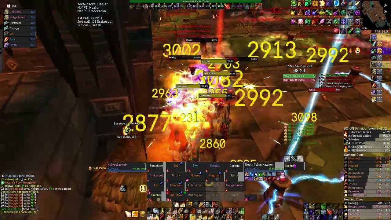 Shockadin heal BWL speedrun - ＜none of the above＞ - Season of Discovery