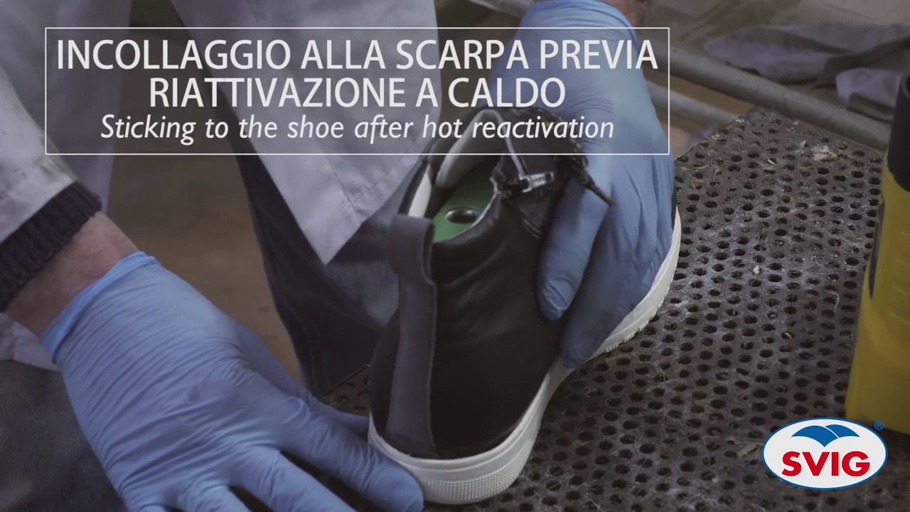 SVIG cup soles - processing steps