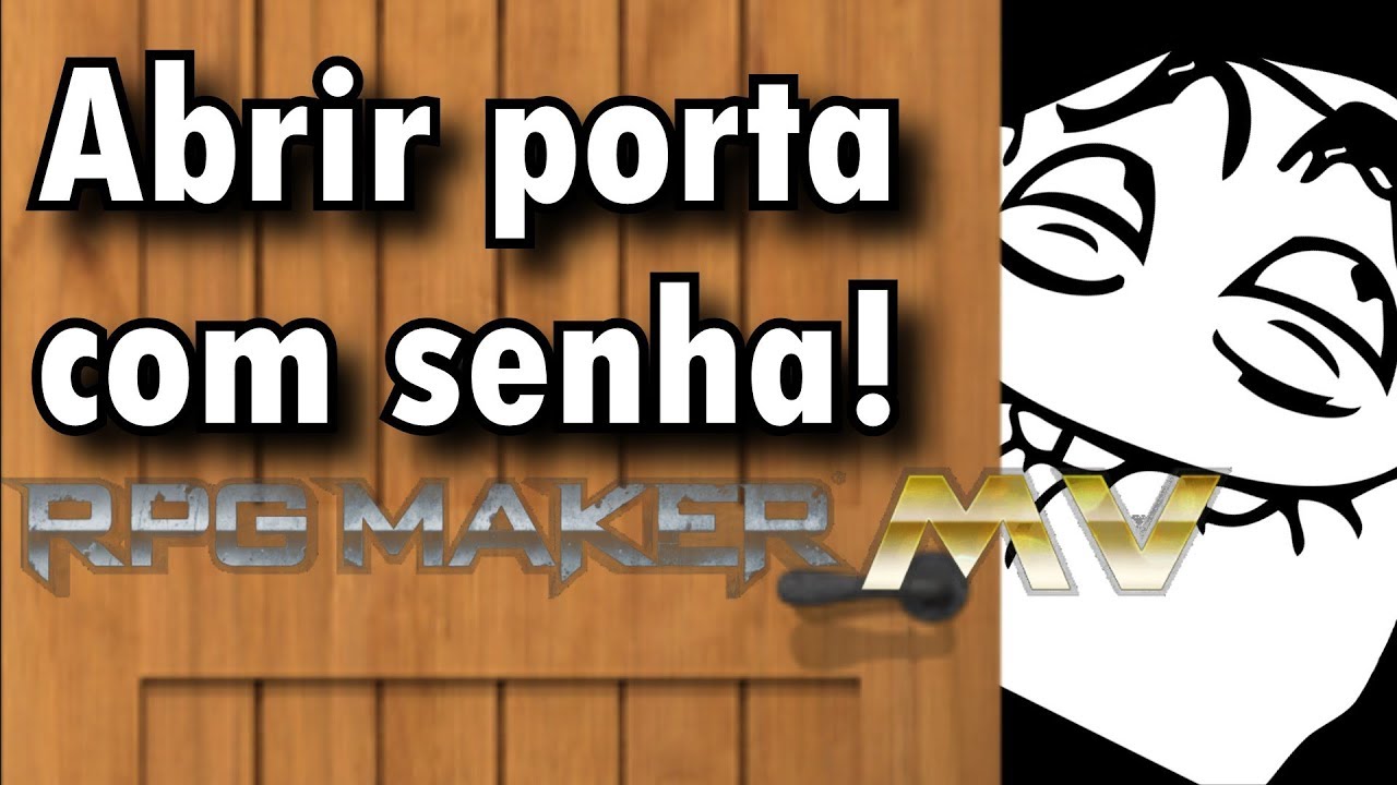 ABRIR PORTA COM SENHA! 【RPG Maker MV】(letras e números)