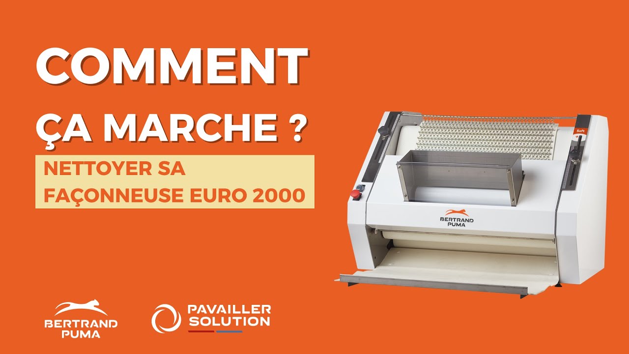 Nettoyer sa façonneuse EURO 2000 - Comment ça marche ? | Bertrand Puma | FR