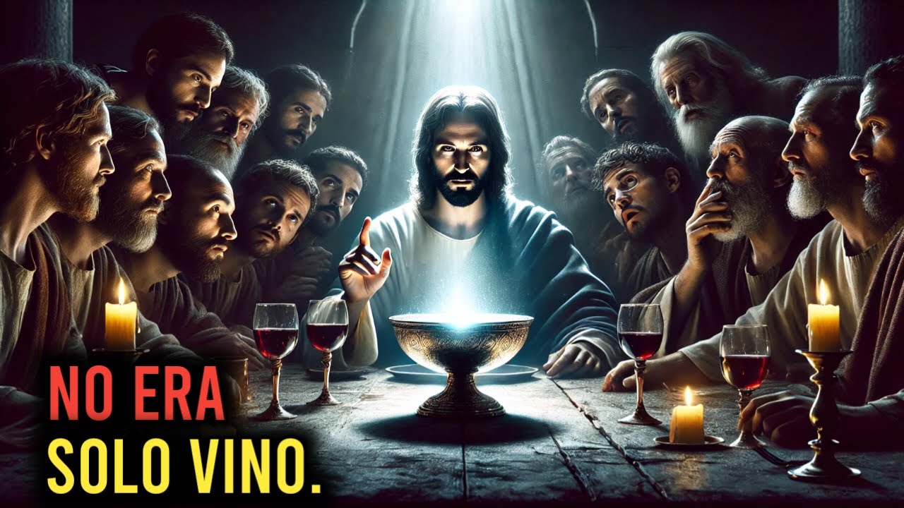 NO FUE SOLO VINO: EL MISTERIO DEL AGUA EN LA CENA DE JESÚS