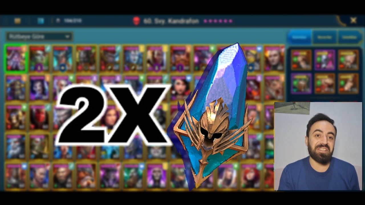 2x da MAVİ TAŞ AÇTIM | RAID: Shadow Legends Türkçe